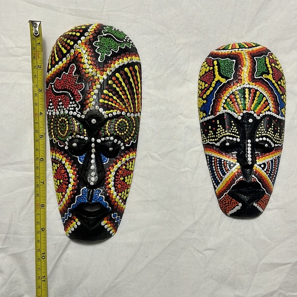 Tribal heads decor - Picture 2 of 2